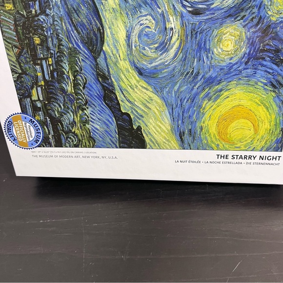 Eurographics 1000pc Van Gogh Starry Night Jigsaw Puzzle Fine Art Collection - Picture 3 of 11
